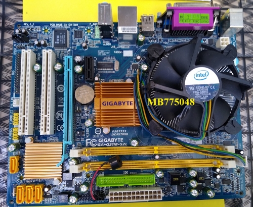 Gigabyte GA-G31M-S2L Socket 775 Mainboard with Intel E2200 (Pentium Dual  Core 2.2GHz) CPU