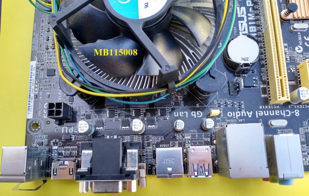 ASUS H81M-PLUS Socket 1150 Mainboard with Intel i3-4130 CPU installed | A1  Used Computer Systems – Computer Parts