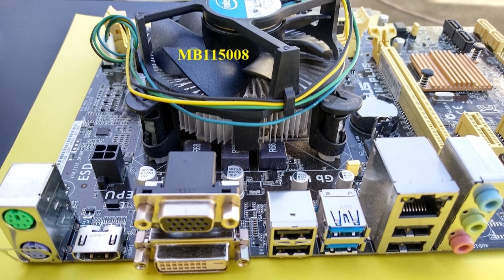 ASUS H81M-PLUS Socket 1150 Mainboard with Intel i3-4130 CPU installed | A1  Used Computer Systems – Computer Parts