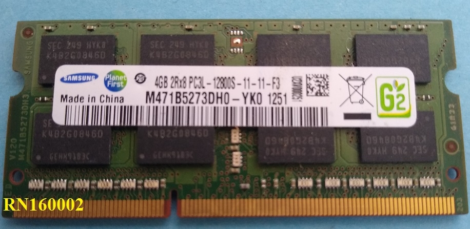 Buy used computer Memory - Notebook - DDR3 12800 - 1600MHz online